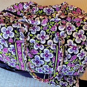 Vera Bradley Plum Petals pattern.